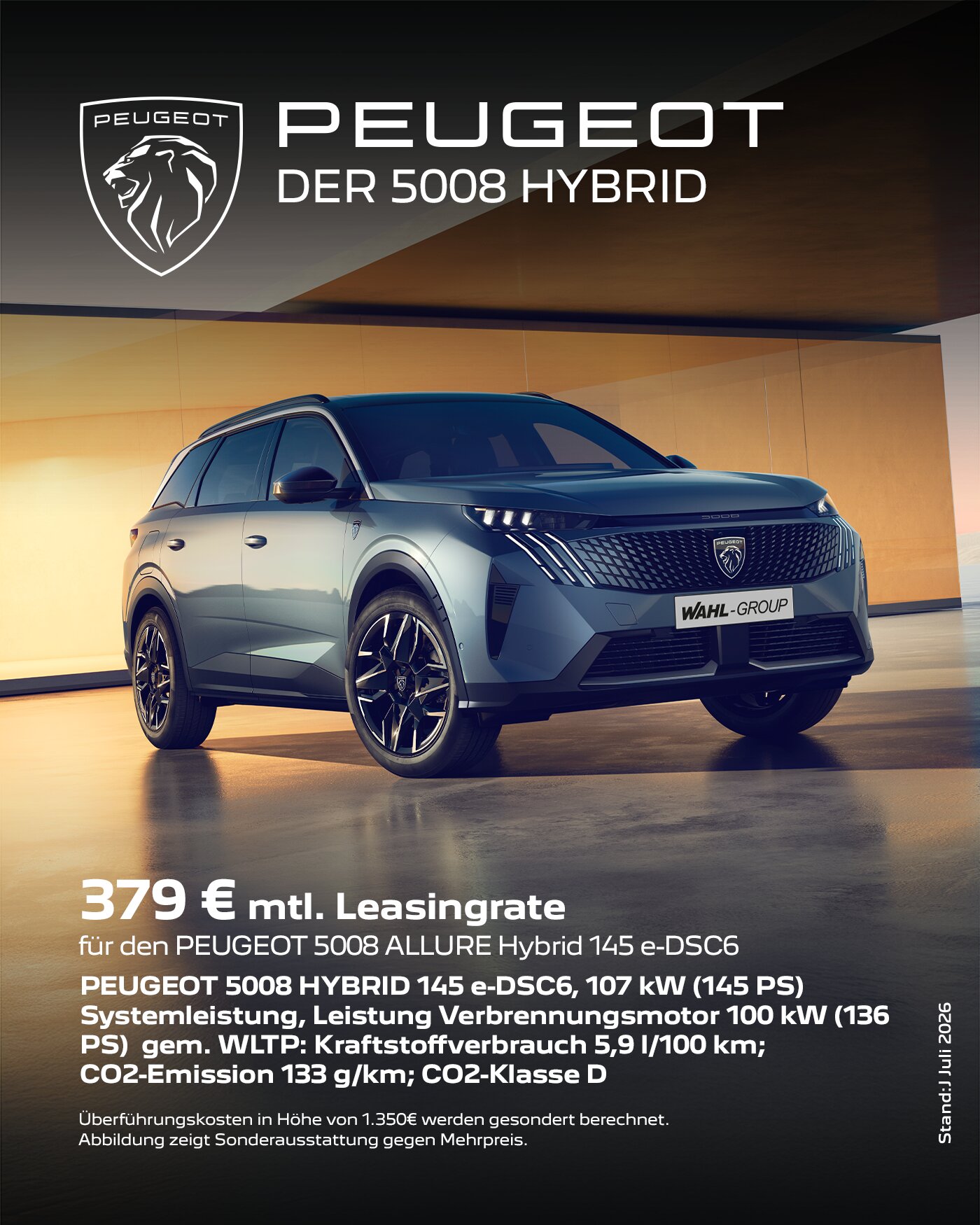 Peugeot 5008 Leasingangebot | Wahl-Group