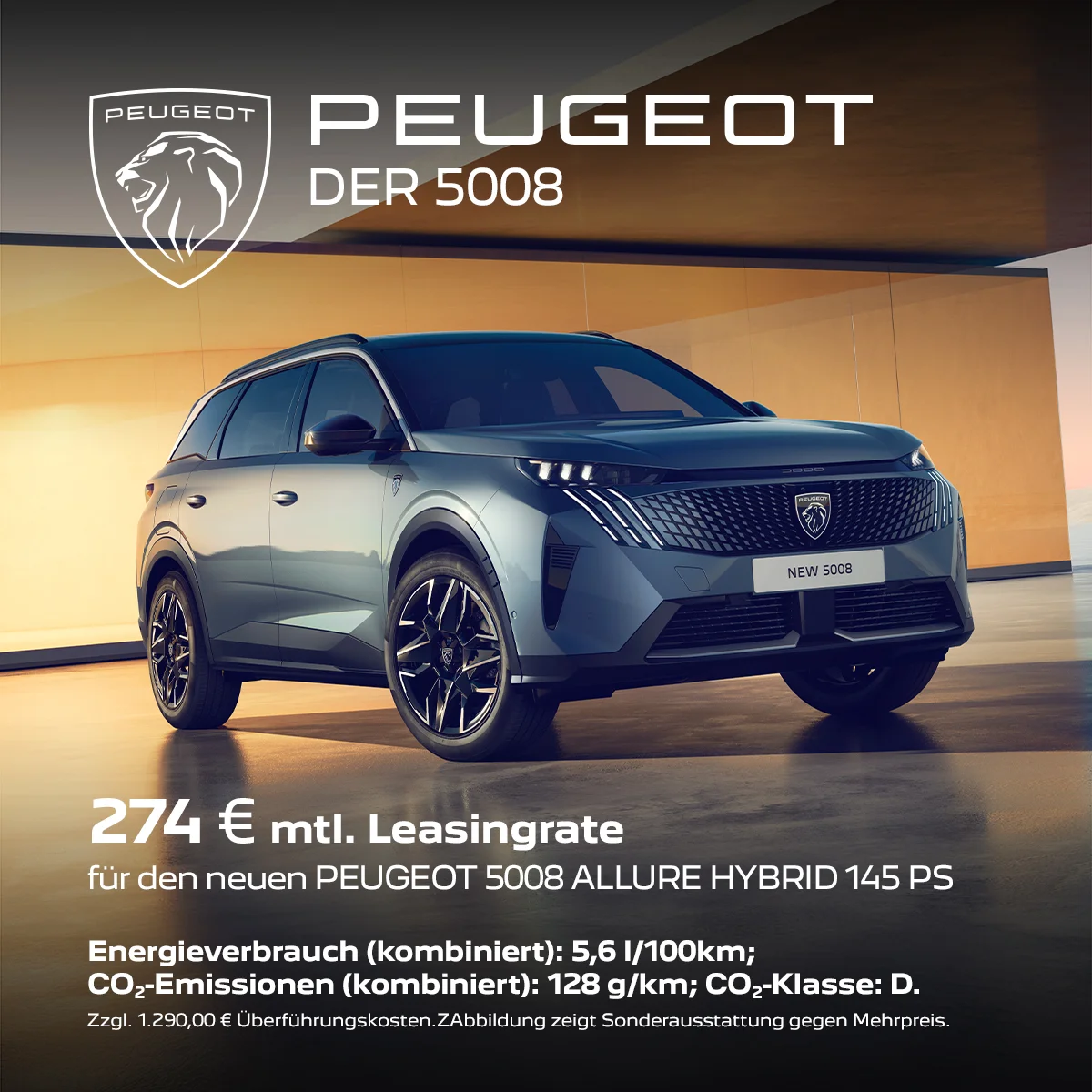 Peugeot 5008 Hybrid Leasing ab 274 € monatlich | Wahl-Group Peugeot 5008 Hybrid Leasing ab 274 € monatlich | Wahl-Group