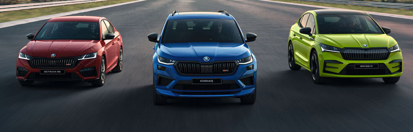 Die ŠKODA RS Modelle ➜ Sportliche Ausstattung ✓ & höhere Leistung ✓ vom Octavia RS bis zum Enyaq Coupé iV RS. Jetzt selbst überzeugen! | © Škoda Wahl skoda rs,skoda | © Škoda Wahl