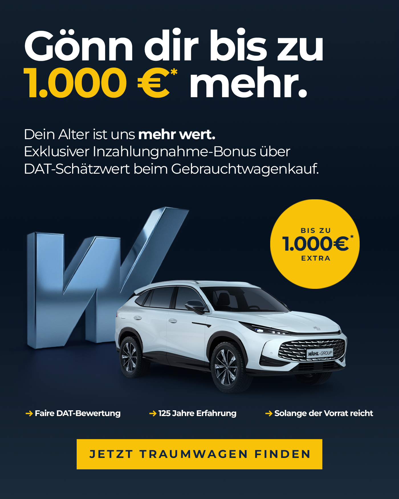 Gebrauchtwagen-Aktion Wahl-Group