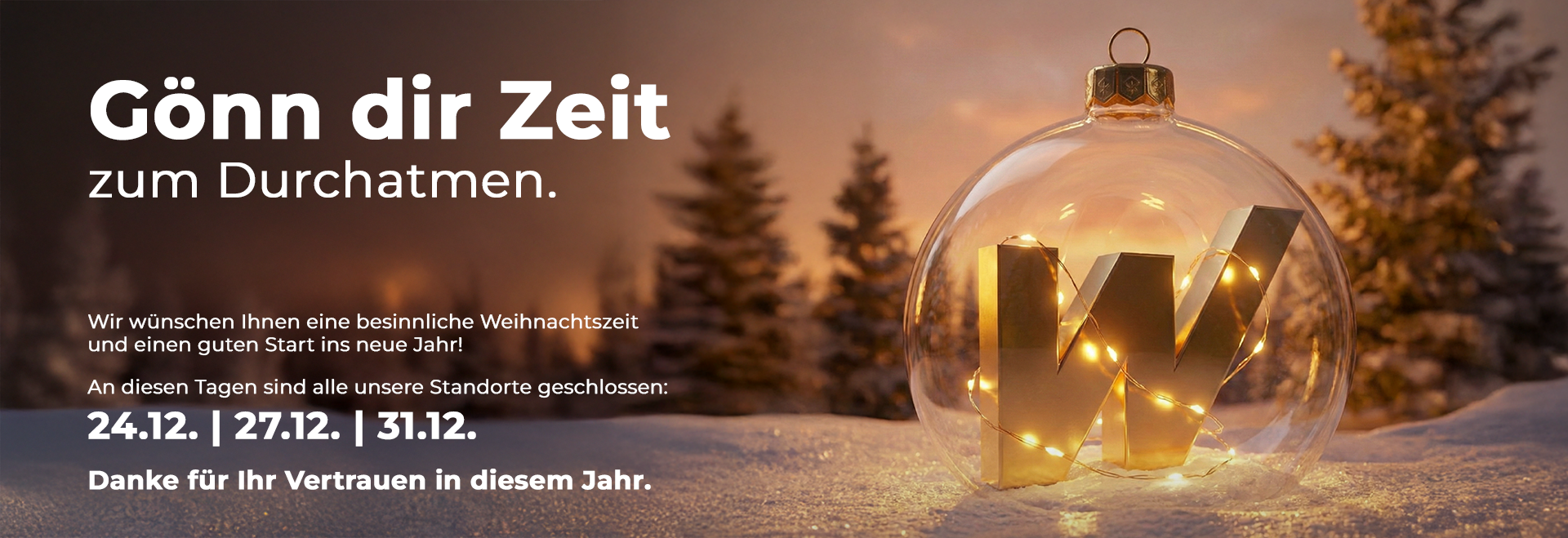 Weihnachten bei der Wahl-Group