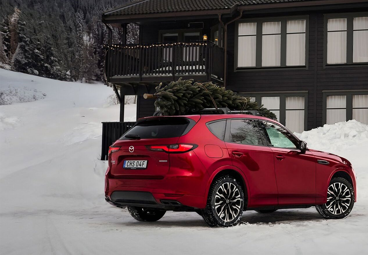 Mazda im Winter mit Original Winterkomplettrad