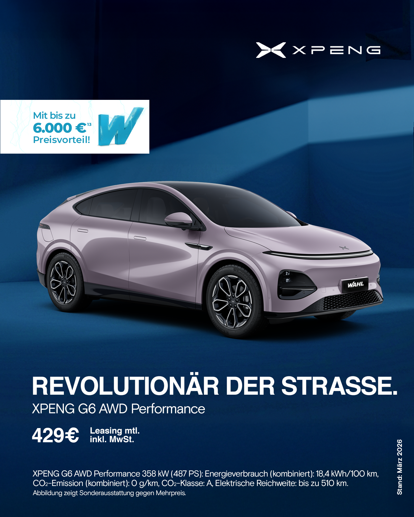 XPENG G6 AWD Performance Leasingangebot