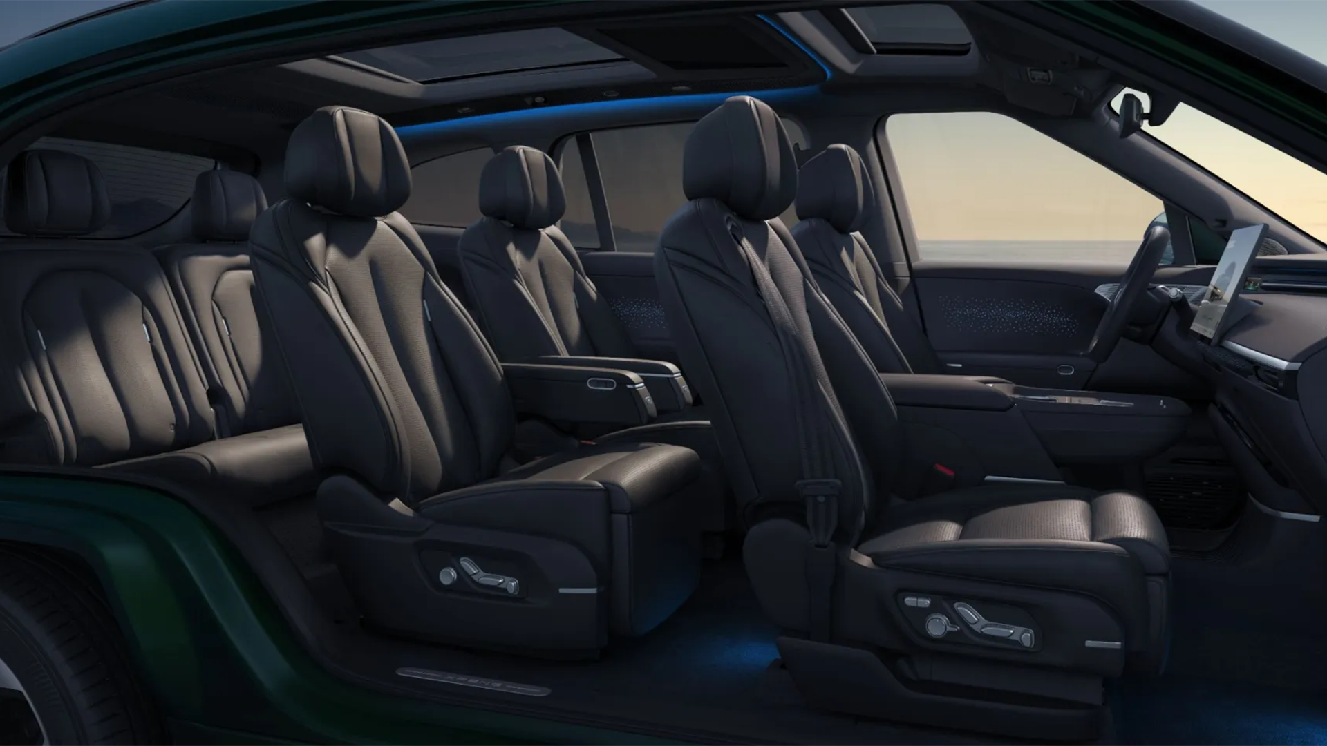 XPENG G9L Meteorite Black Interieur