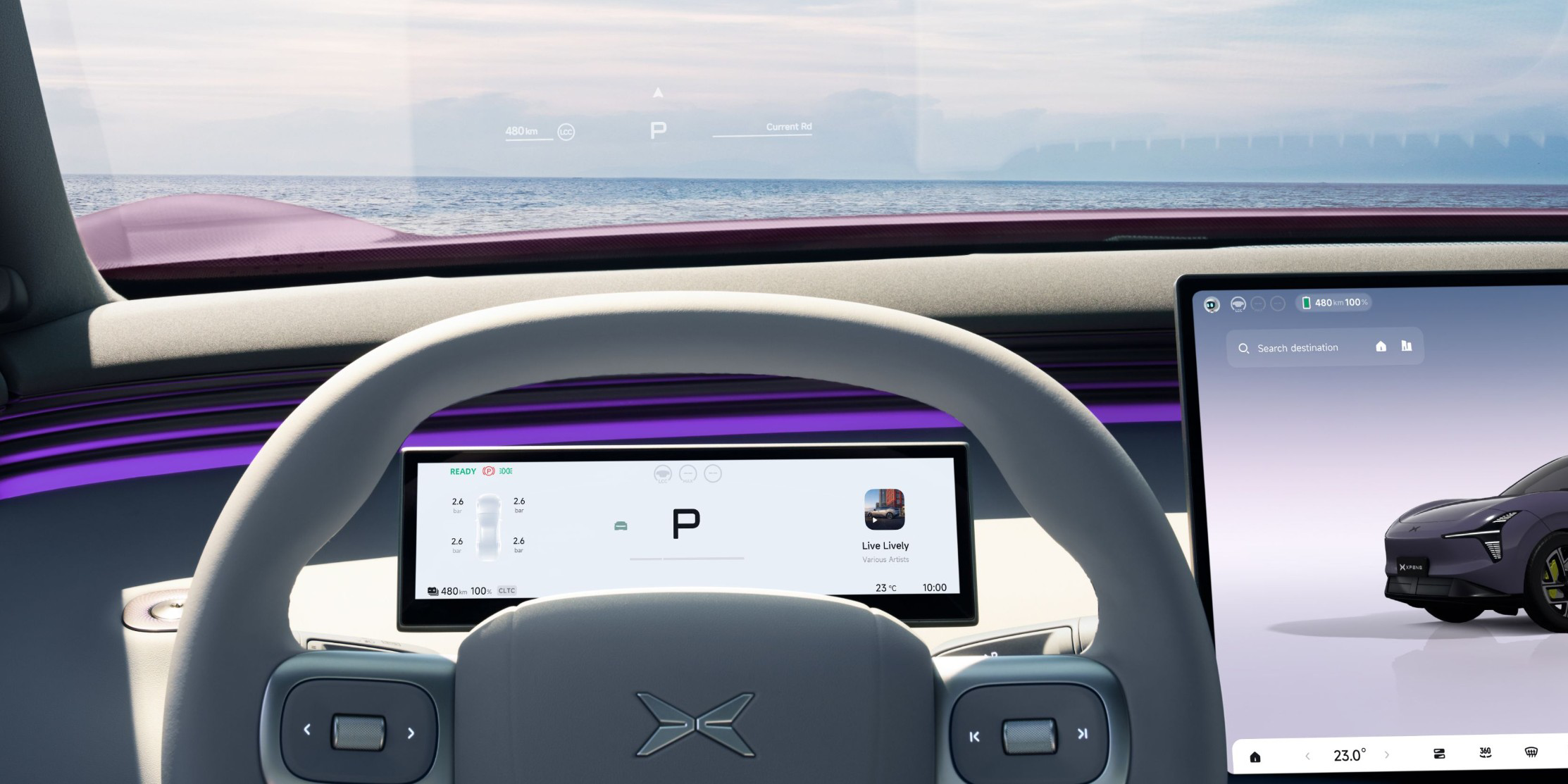 XPENG L03 Head-up-Display