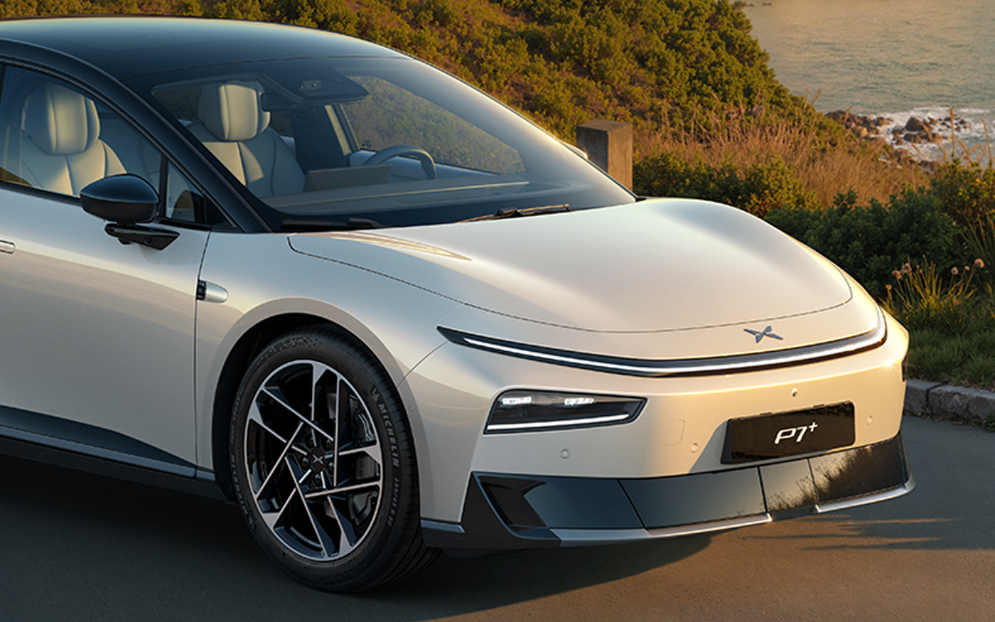 XPENG P7+ Full LED X-BOT Lichtsignatur