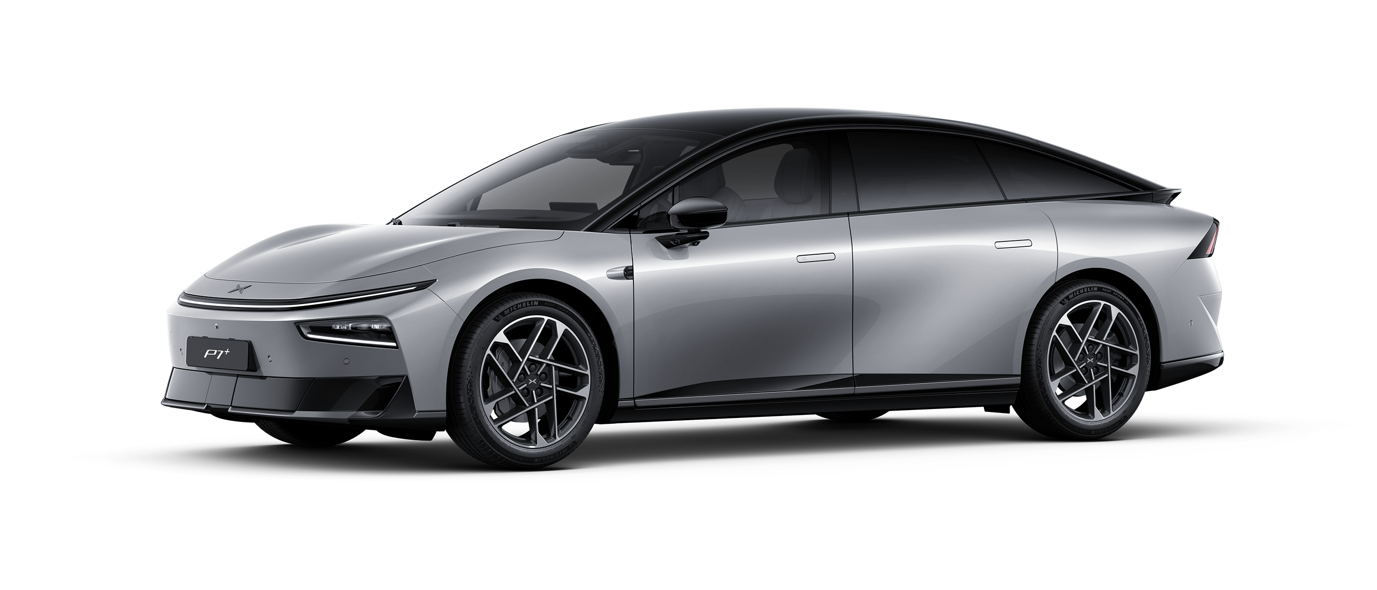 XPENG P7+ Silver Frost